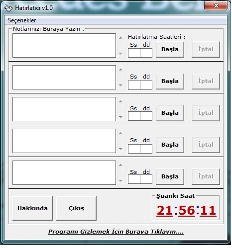 Hatırlatıcı v1.0